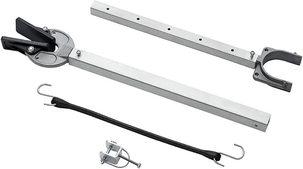 VEVOR Transom Saver, 23" to 62.2" Adjustable Boat Transom Saver, Corrosion-Resistant Easy-to-Install Transom Savers for Outboard Motor, Fit for Roller & Trailer