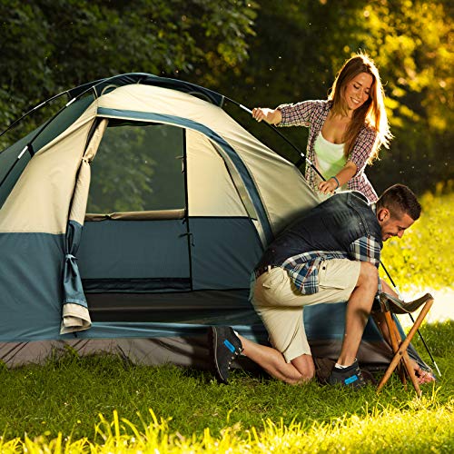 Bessport Camping Tent 2 Person Backpacking Tent Waterproof Lightweight Easy Setup Tent With Two Doors For Outdoor, Hiking Mountaineering Travel #TOP6