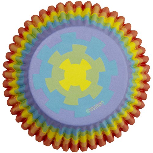 Wilton Standard Baking Cups, 36-Count, Rainbow Color #TOP1