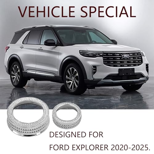 Image of for Ford Explorer Bling Accessories Central Control Drive Mode Switch Knob Cover for Explorer 2020 2021 2022 2023 2024 2025. (Drive Mode Switch Knob Cover)