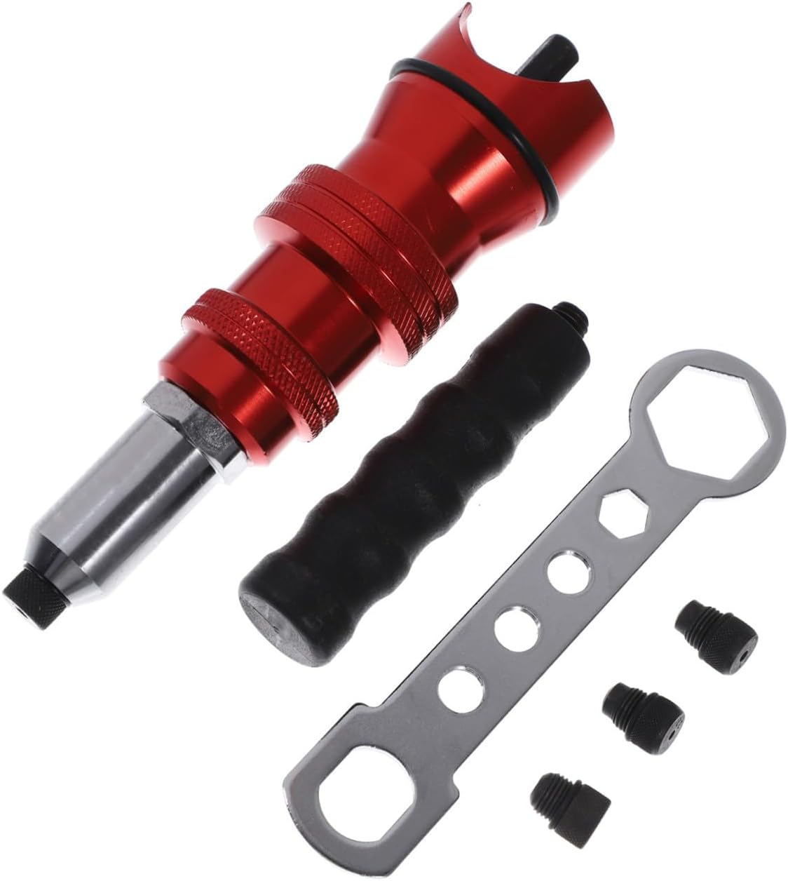 Cabilock Electric Rivet Adapter Set for Cordless Drills and Tools Automatic Riveting Head for Easy Installation and Pop Rivets Compatible Nut Riveter Tools