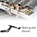 Produktbild Dachrinnenschaufel - Dachrinnenreiniger Tool, Schwarz Neu Dachrinnen Schaufel, Dachrinnenreinigung, Bequem Und Schnell Gereinigt