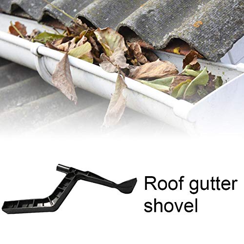 Preisvergleich Produktbild Dachrinnenschaufel - Dachrinnenreiniger Tool, Schwarz Neu Dachrinnen Schaufel, Dachrinnenreinigung, Bequem Und Schnell Gereinigt