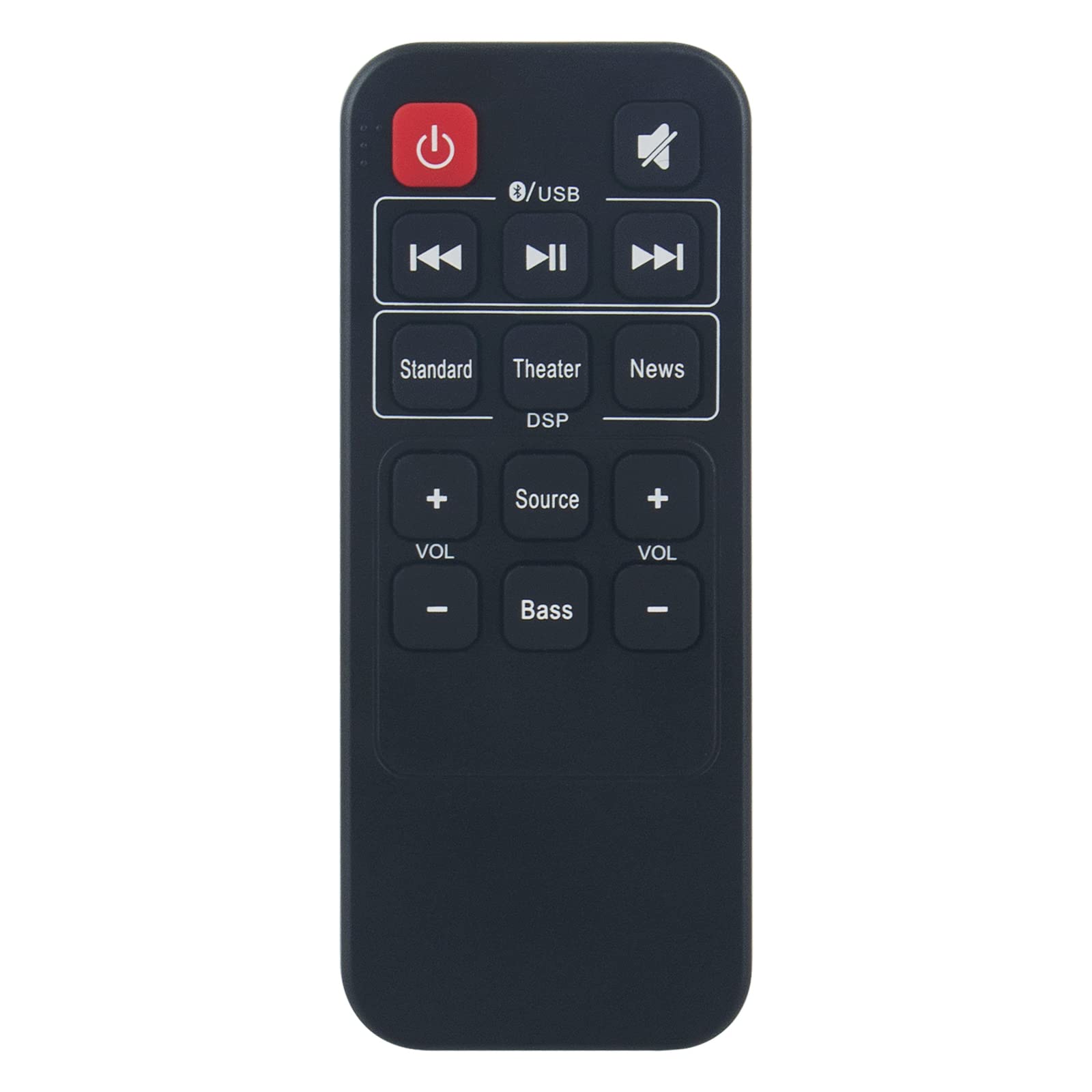 RMT-HSB318 PERFASCIN Replacement Remote Control Fit for Insignia 2.0-Channel Soundbar NS-HSB318