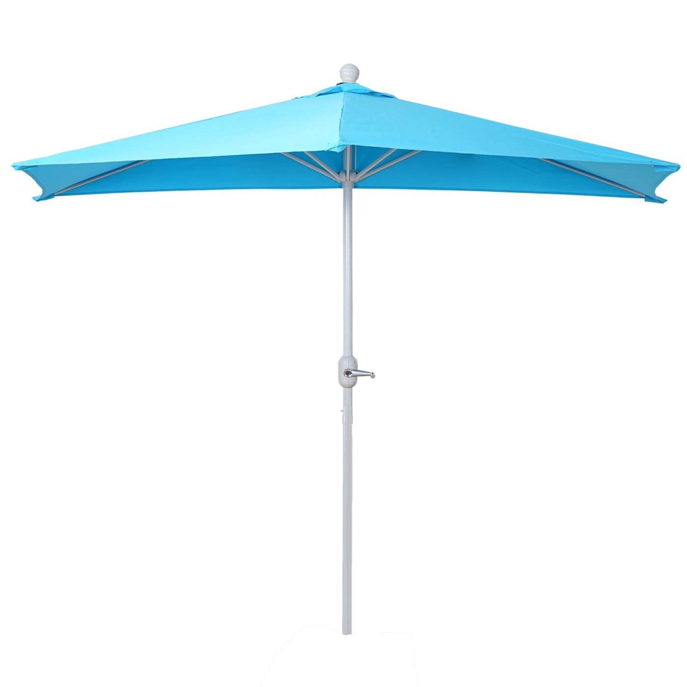 Mendler Aluminiowy półokrągły parasol, UV 50+.
