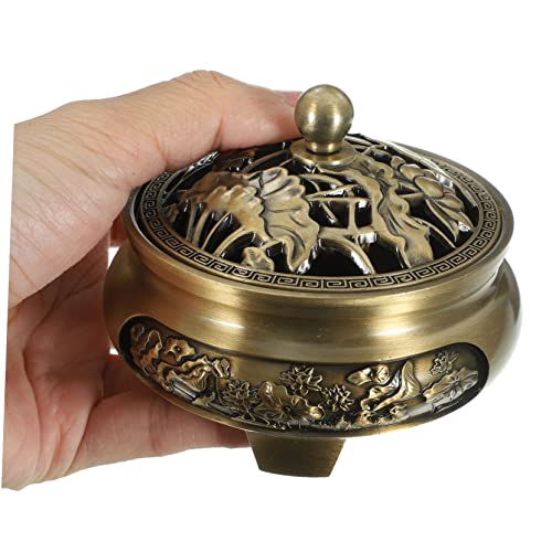 IMIKEYA Queimador De Incenso Decoração De Interiores Cone Suporte De Incenso Decoração De Metal Deco