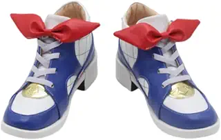 [YXIDLMCOS] 杏目アーモンドアイ ウマ娘 プリティーダービー Almond Eye コスプレ靴 くつ ブーツ 漫遊展 Cosplay Shoes Boots W4581