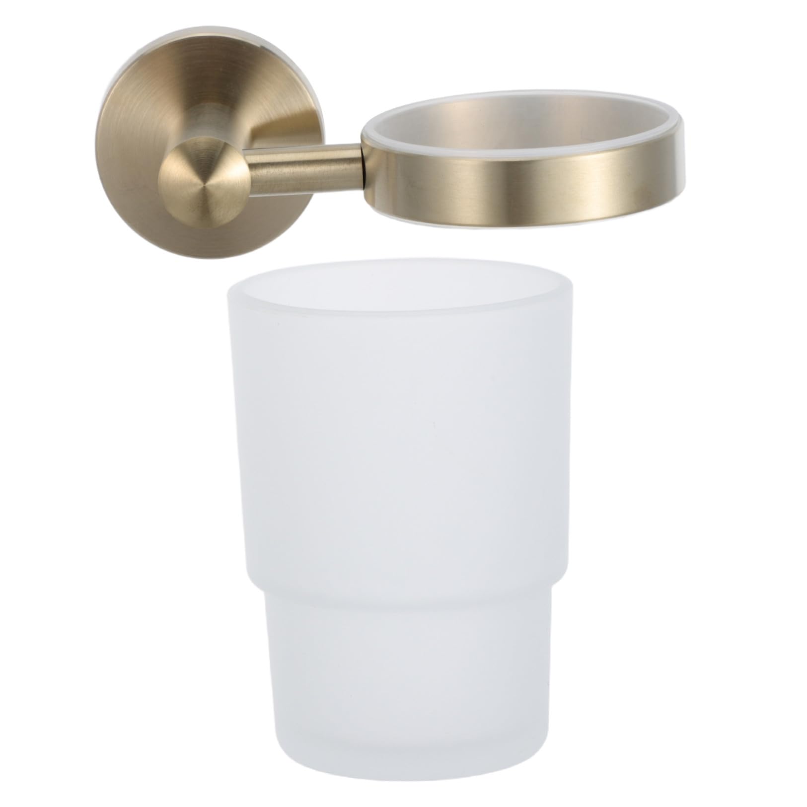 Portacepillos de Dientes Montado en Pared, Acero Inoxidable Vaso