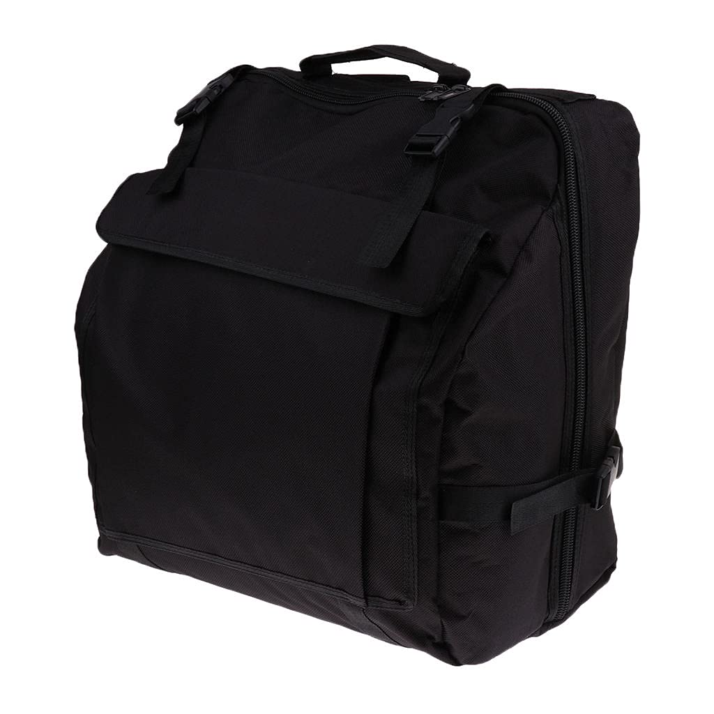 Milageto Grande Custodia Imbottita per Fisarmonica con Tasche per Accessori per Fisarmonica - 96 bassi