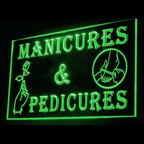Miniatura 2 de 160055 Manicuras y pedicuras Cuidado de las uñas Salón de belleza Tienda abierta Decoración del hogar Pantalla LED Luz Neón Letrero (12 x 8