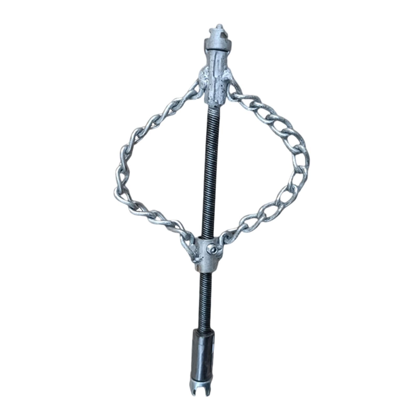 Homyl Chaîne de Débouchage Flexible pour Tuyaux, Outil de Nettoyage de Canalisations, Construction Métallique, Outil D'entretien de Tuyauterie Polyvalen, Style C