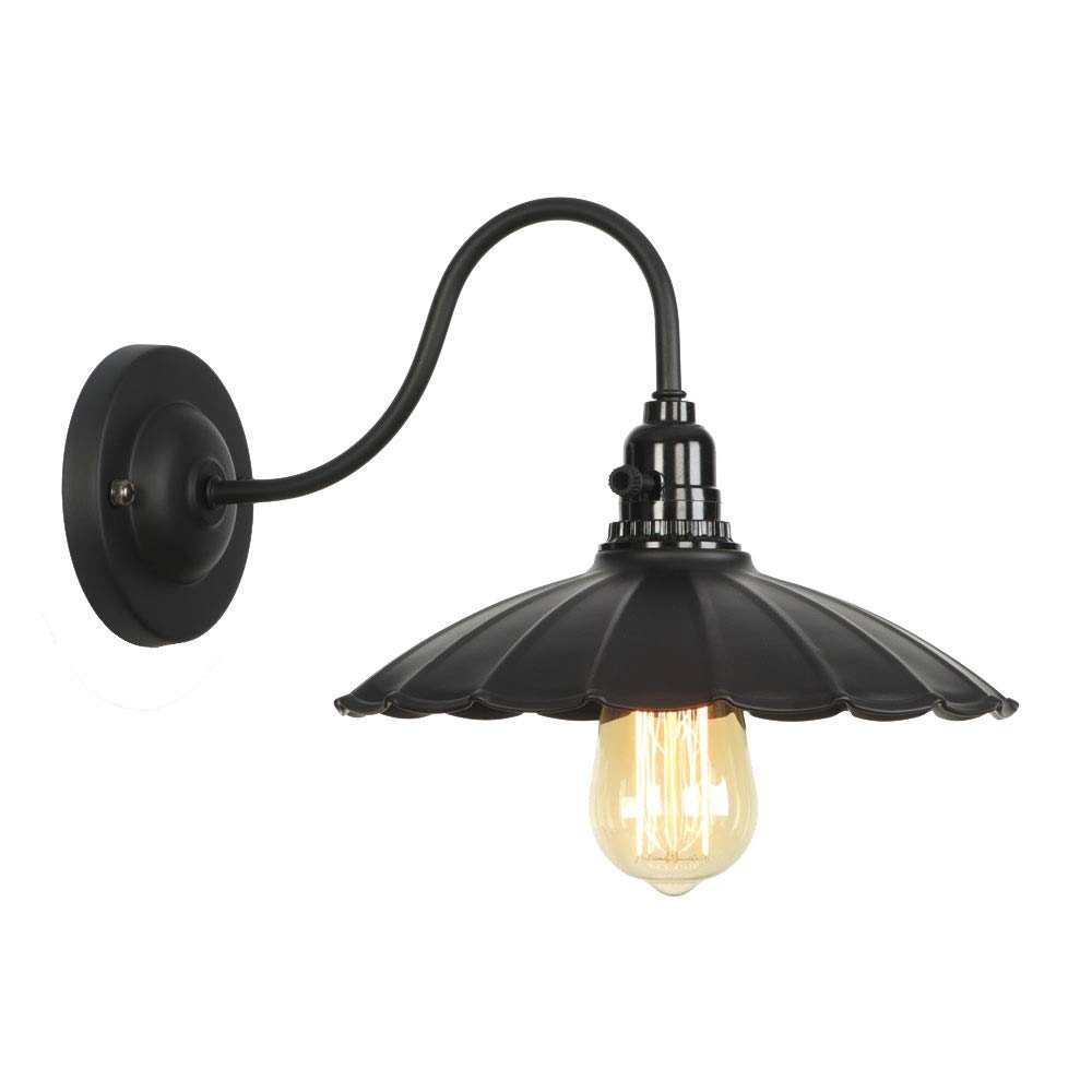 Lampe murale rétro lotus E27 pour remplacer un éclairage fade par un style industriel