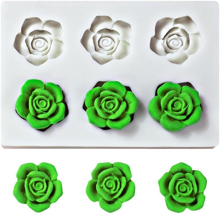Green Bean Cake Silicone Mold Chocolate Candy Mold For Diy Dessert Ice Block Mold Handmade Cupcake Decor Baking Tool Rose Flower Silicone Molds For Baking