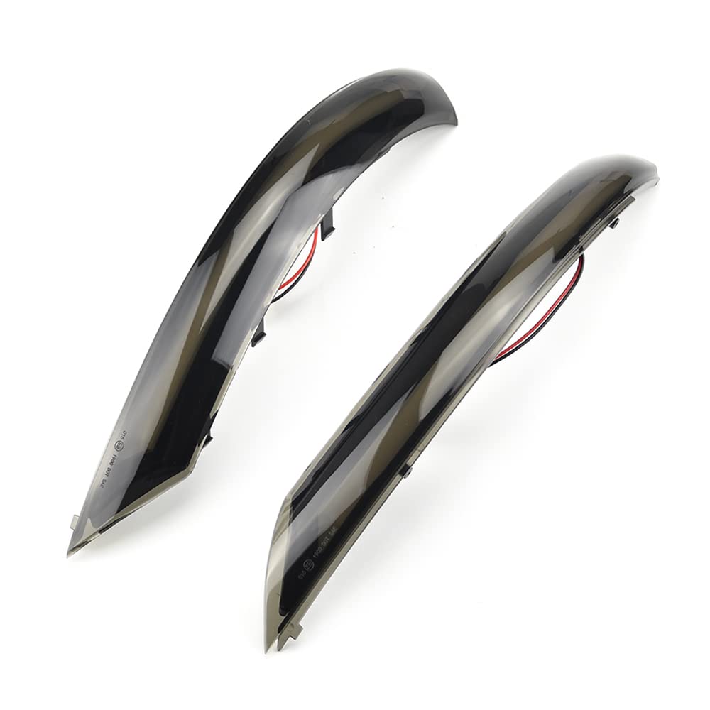 2 pz Dinamico Indicatore di Direzione Della Lampada Della Luce Specchio Laterale Sequenziale Lampeggiante Compatibile con VW To-uareg 2007 2008 2009 2010