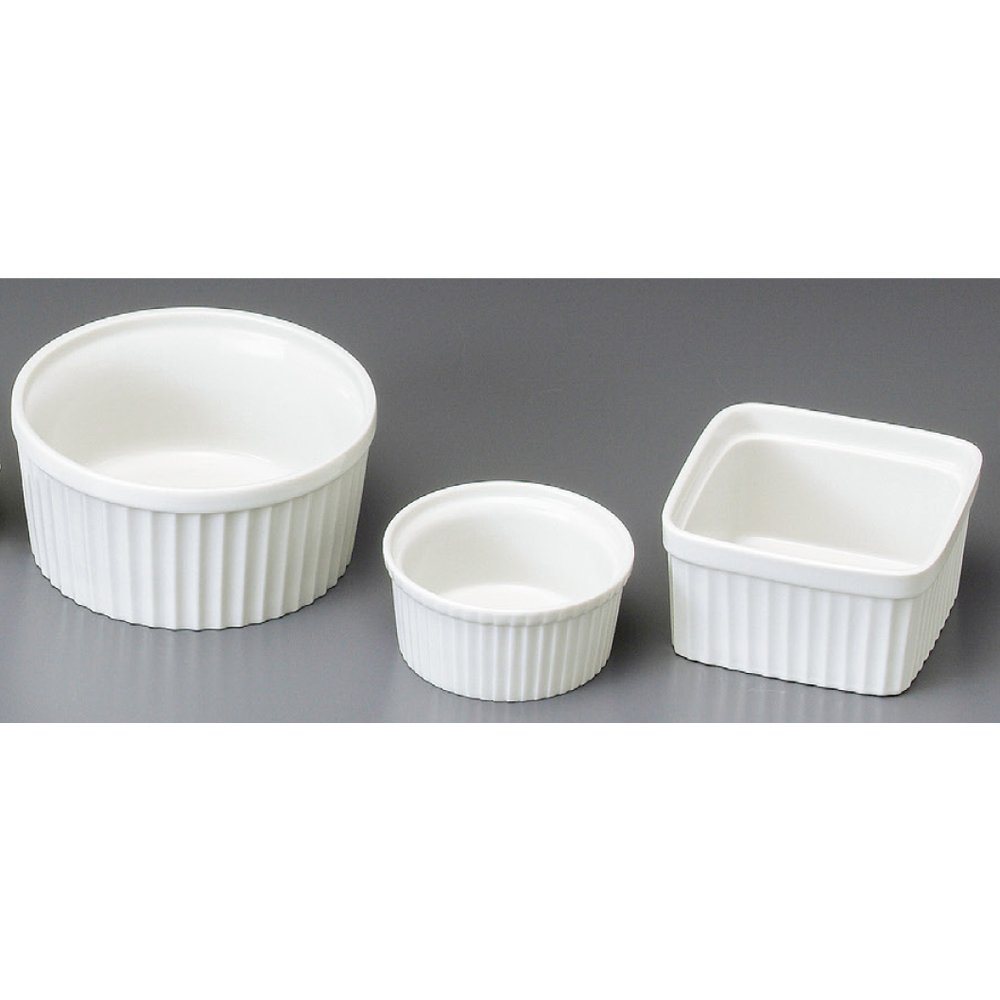 Yanco SF-132 Souffle Bowl, Fluted, 32 oz Capacity, 6