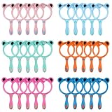 IRCHLYN 30Pcs Magnifying Glass for Kids Hand Lens Kids Magnifying Glass 5X Plastic Magnifier for Science Class Reading Outdoor Observation Party Favors (6 Colors)