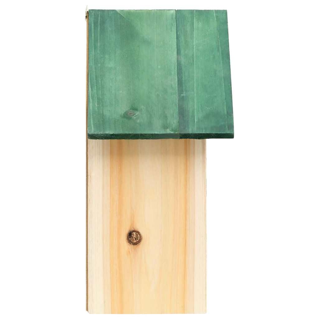Set di 2 hotel per insetti in legno di abete massiccio, aiuto per nidificare api, mosche e insetti utili, 23 x 14 x 29 cm, per giardino e balcone