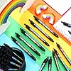 Weekgrat 48 Pcs Pride Ballpoint Pen Month Lgbtq Rainbow Party Favors Black Ink Retractable Ballpoint Pens for Gay Lesbian Gifts Gay Party Supplies Favors Accessories in Bulk #4