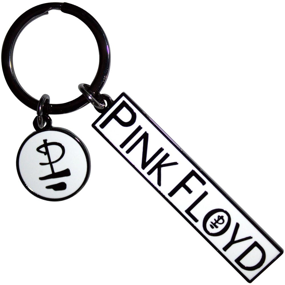 Pink Floyd Division Bell Logo Charm keyring Keychain One Size