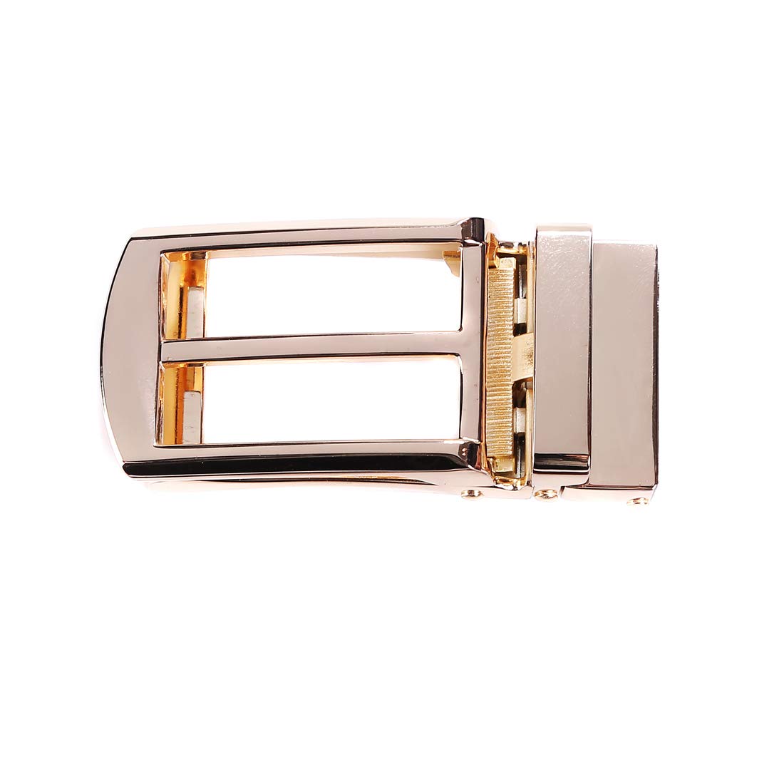 Hebilla de cinturón de trinquete dorada de 35 mm con acabado elegante para traje de hombre 5