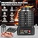 BODIOO 5KG Smelting Furnace Kit,1200°C/2192°F, 2500W Automatic Electronic Metal Furnace with Graphite Crucible and Ingot Mold for Melting Gold, Silver Copper & Aluminum, Metal Foundries Smelter