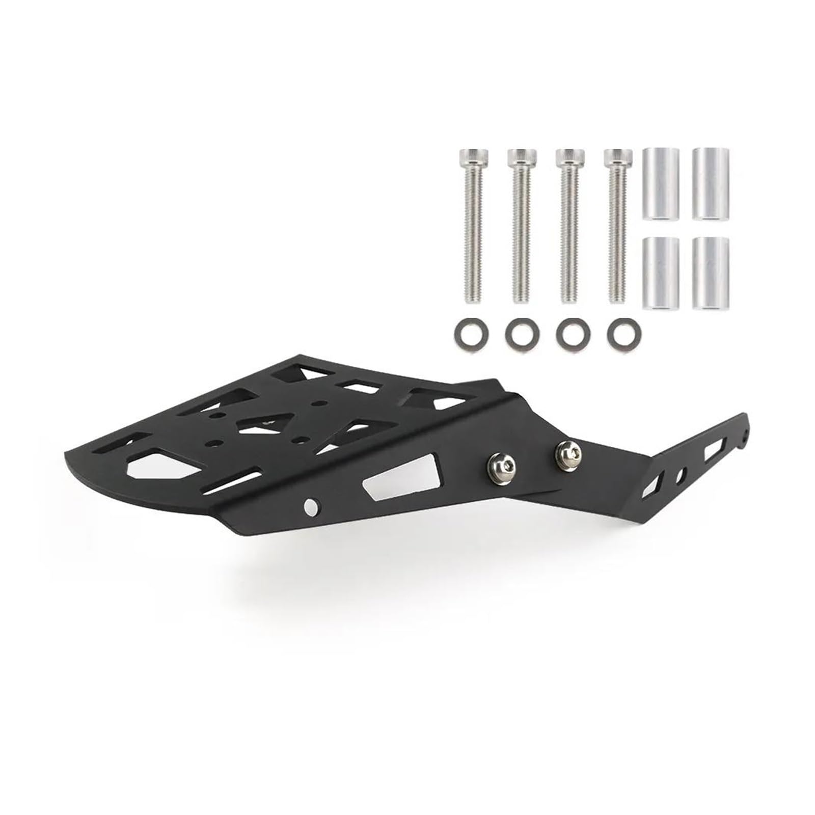 Porte-Bagages Arrière Moto Pour Grom MSX125 - Support Rangement Détachable Noir