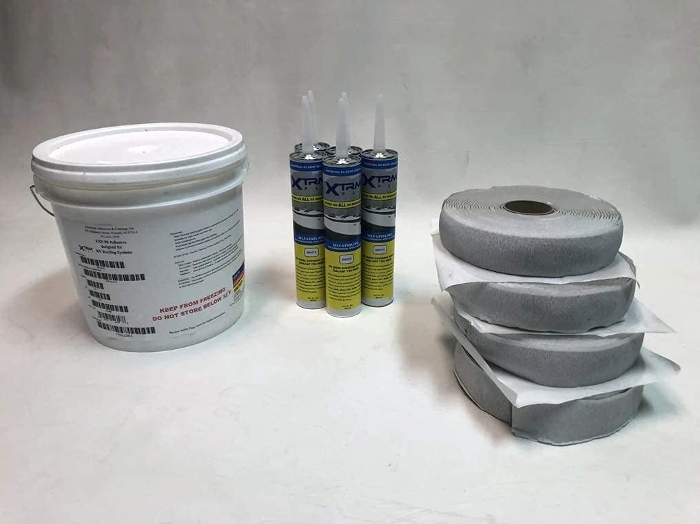 Buy 00 PVC RV Rubber Roof Kit Camper Rubber Roof Kit Trailer Roof