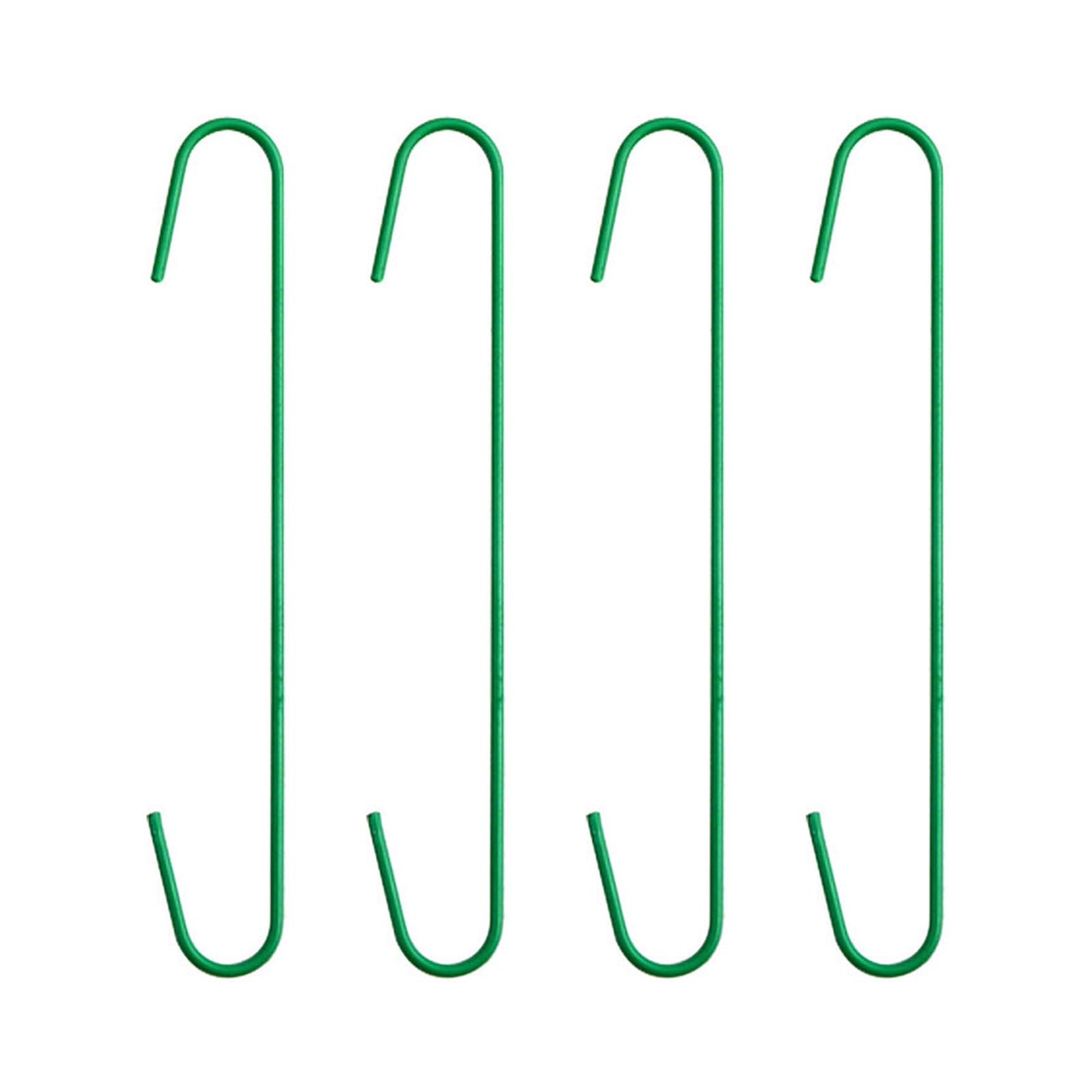 Xinsheinelry 100pcs Christmas Ornament Hooks C Shaped Hook Christmas Tree Hanging Hook Supplies for Home Party New Year