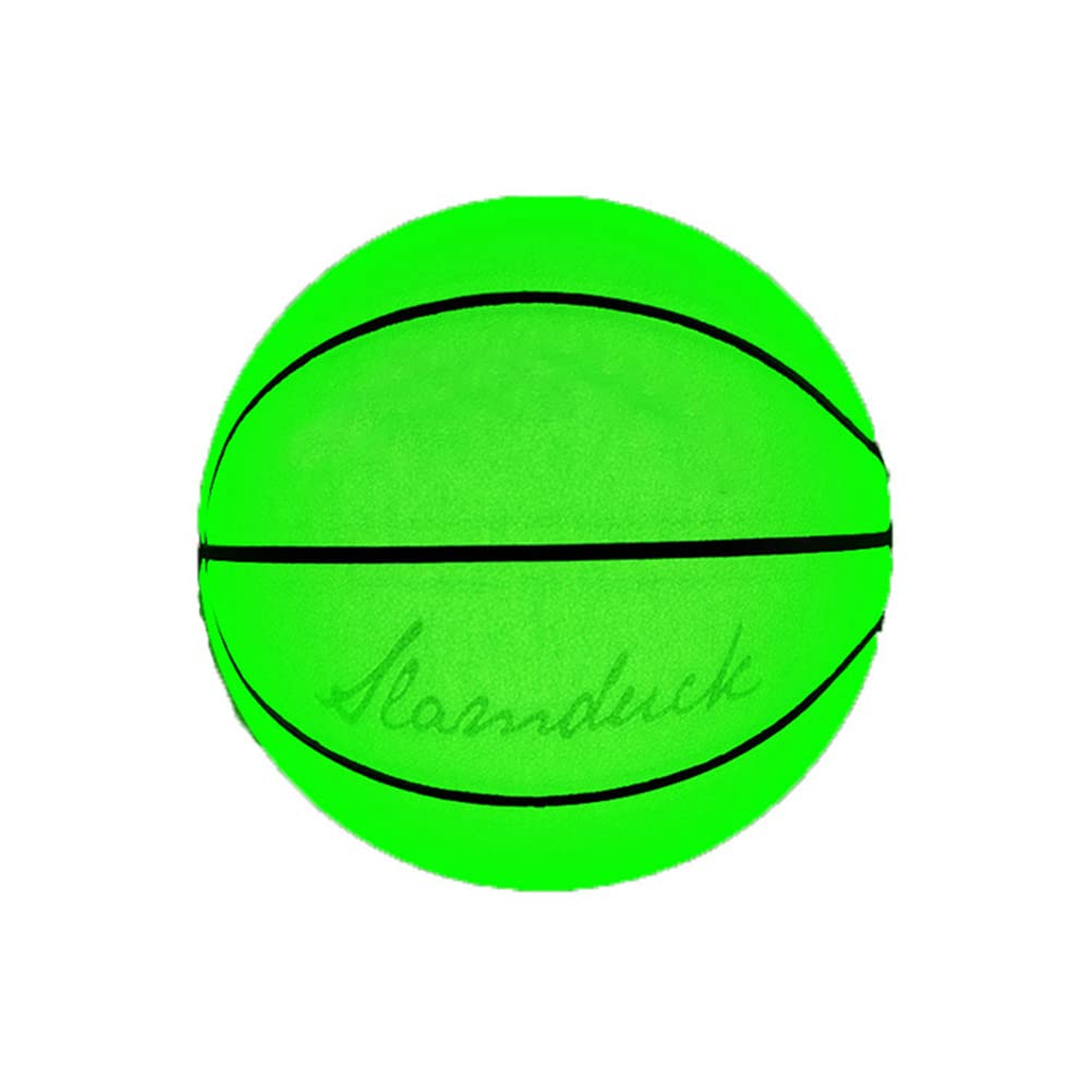 Pallacanestro luminoso al buio, taglia 7, pallacanestro riflettente con tasca a rete, pallacanestro olografico, luminoso per ragazzi e lui