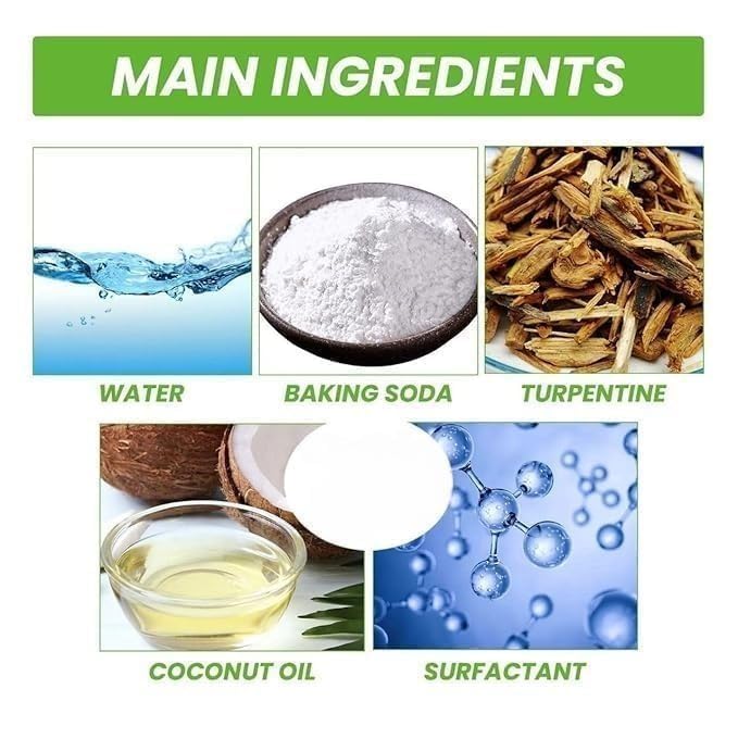 Image of Multi-Functional Cleaning Milk, All Purpose Natural Liquid Cleaner, Powerful Stain and Grease Remover for Kitchen, Bathroom, Tiles, Glass and Steel, 200ml (1)
