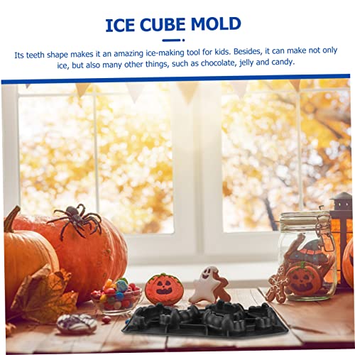 Molde para cubos de hielo dientes de vampiro Halloween 2 piezas miniatura 7