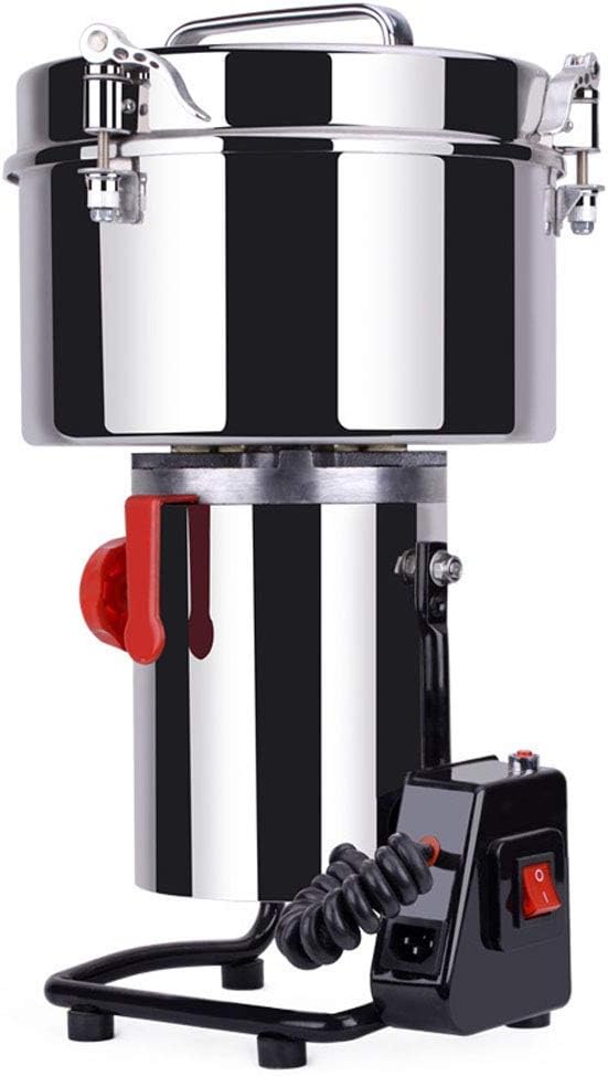 3000G Molinillo de granos eléctrico Molino Máquina de polvo Molino de harina Pulverizador Molinillo Acero inoxidable de grado alimenticio Tope abierto para especias Hierbas Cereal