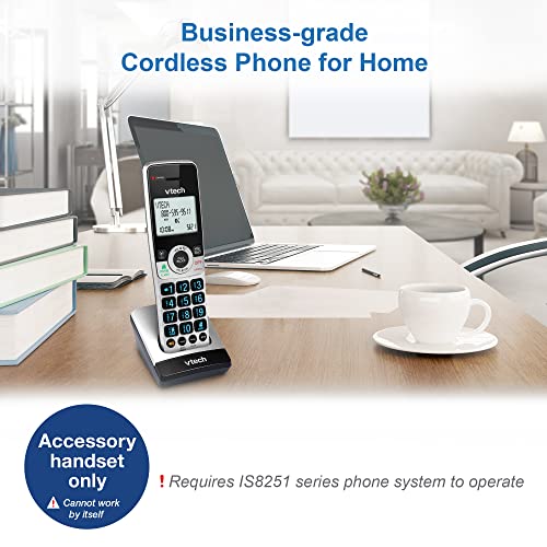 Image of VTech IS8201 Additional Handset for IS8251 Business Grade Cordless Phone Series, Perfect for Home Office, Smart Call Blocking, Answering System, Bluetooth Connect to Cell