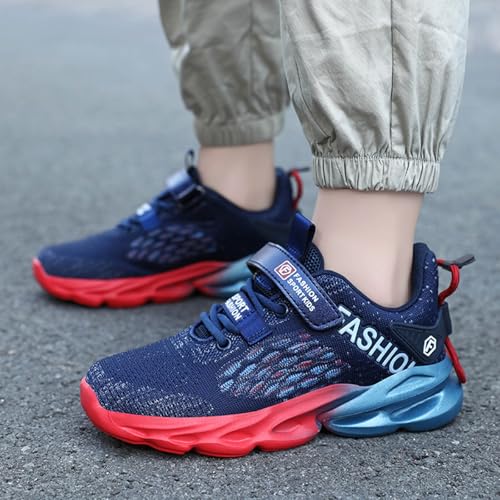 IWIHMIV Kids Tennis Shoes Toddler Slip On Shoes Toddler Boys Breathable Non Slip Sneakers Running Walking Sports Shoes2