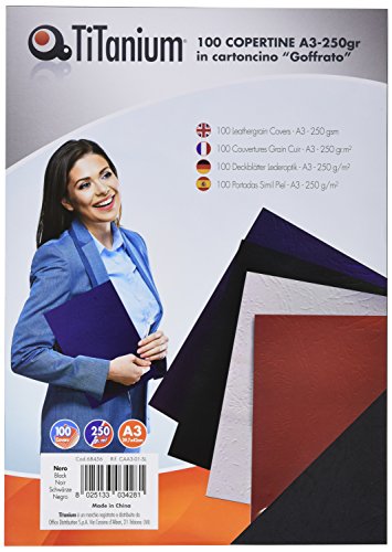 Titanium 68456 Copertine in Cartoncino Goffrato