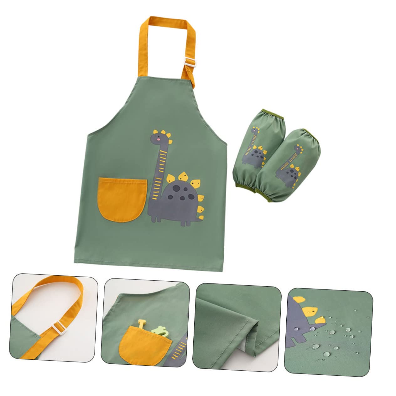 Abaodam Grembiule Per Bambini Sgusciare Le Uova Di Pasqua Grembiule Da Cucina Per Bambini Camice Da Impermeabile Bavaglino Grembiule Da Pittura Camice Per Bambini Stoffa