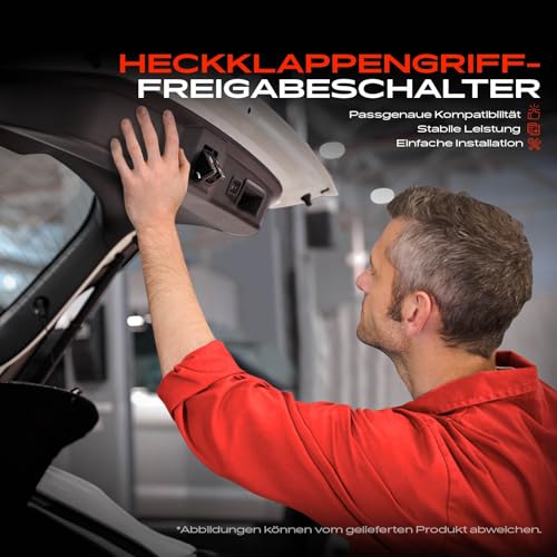 Frankberg Heckklappengriff 2-Polig Kompatibel mit A4 8W2 8WC 1.4L 2.0L 3.0L 2015-2022 Octavia III 5E3 NL3 NR3 1.2L-2.0L 2012-2022 Replace# 3V0827566