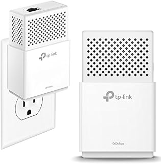 TP-Link AV1000 Powerline Ethernet Adapter - Gigabit Port, Plug&Play, Power Saving, Ethernet Over