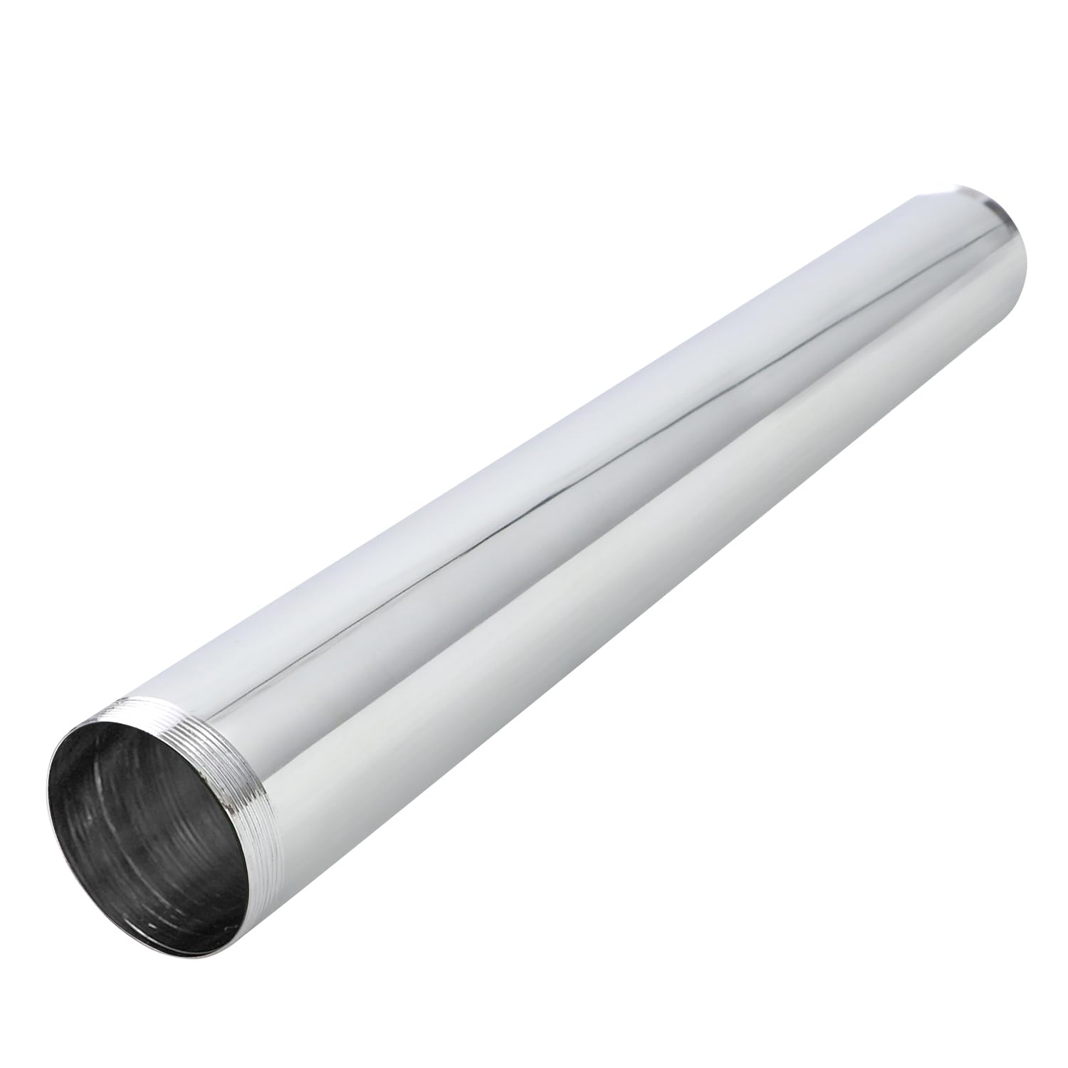 Tube fileté laiton chromé Flexcraft 51217, raccord tubulaire de haute résistance 17 GA