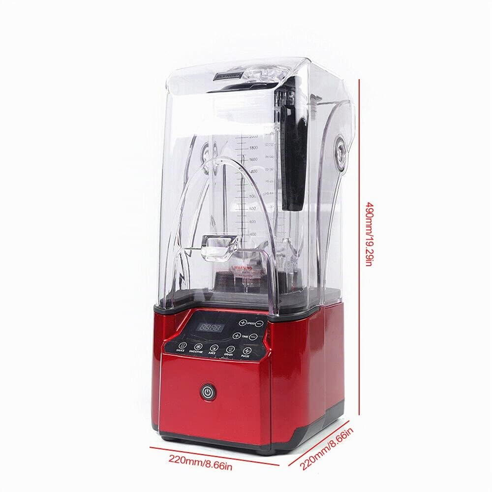 Mixeur insonorisé pour glace, broyeur, smoothie, centrifugeuse professionnelle, mixeur de bar, insonorisé, haute performance, fabrication intelligente, isolation acoustique