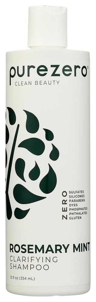 Purezero, Shampoo Clarifying Rosemary Mint, 12 Fl Oz