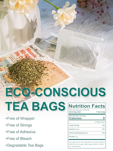TeeLux Löwenzahn Tee Beutel 100 Stück, Vegan, Löwenzahnwurzel & Blätter, Reiches Aroma, Natürlicher Koffeinfreier Kräutertee