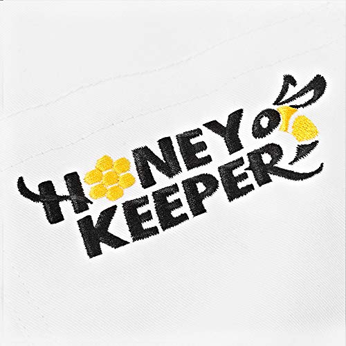 Honey Keeper Professional Cotton Full Body Beekeeping Suit With Self Supporting Veil Hood - Xlarge #TOP3