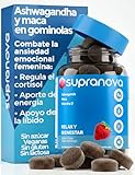 Ashwagandha gominolas 60 gummies sin azúcar y veganas Gominolas de alta concentración para desintoxicación de cortisol y bajada de peso Gomitas de Ashwagandha maca andina para aumentar libido mujer