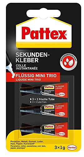 Pattex colla istantanea, Mini Trio liquida 9 x 1