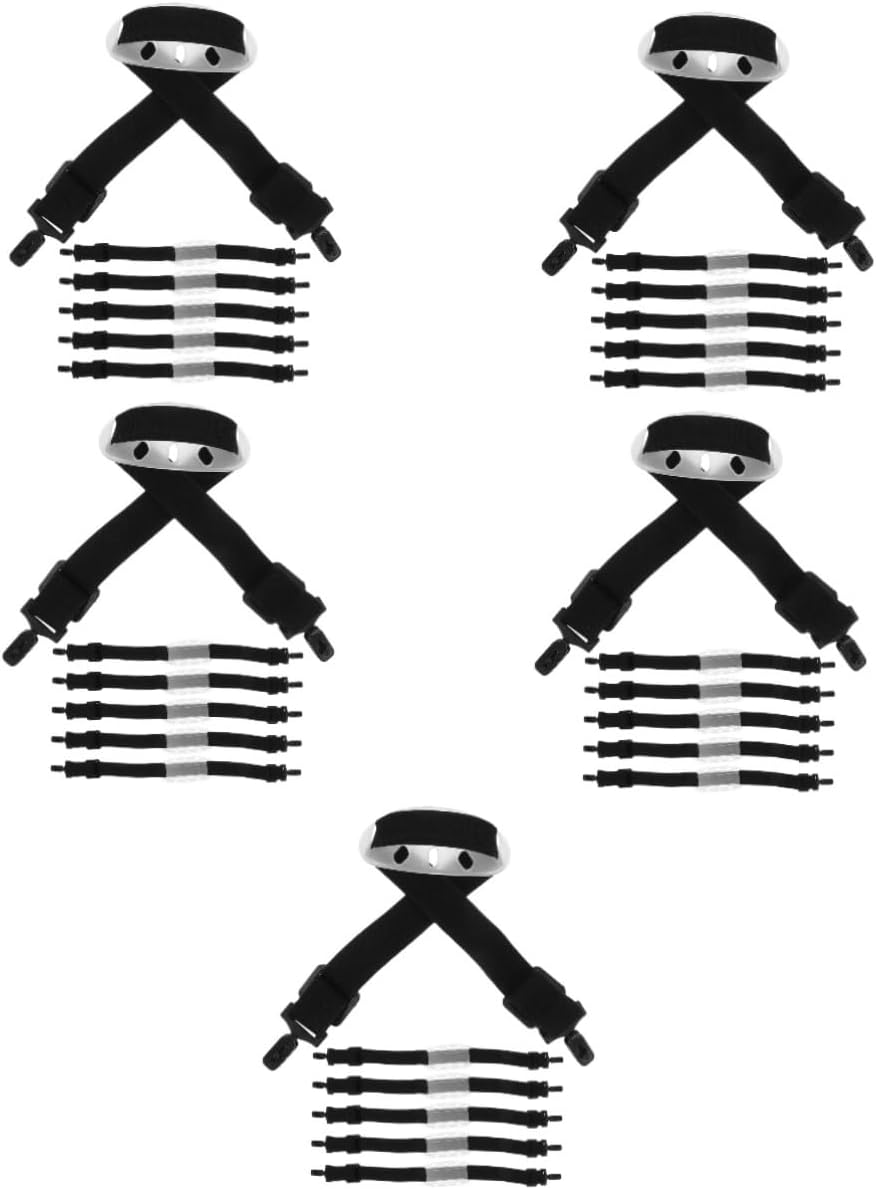 DOITOOL 12 Pcs Helmet Chin Strap Hard Hat Hardhat Chin Strap Replacement Helmet Strap Buckle Outdoor