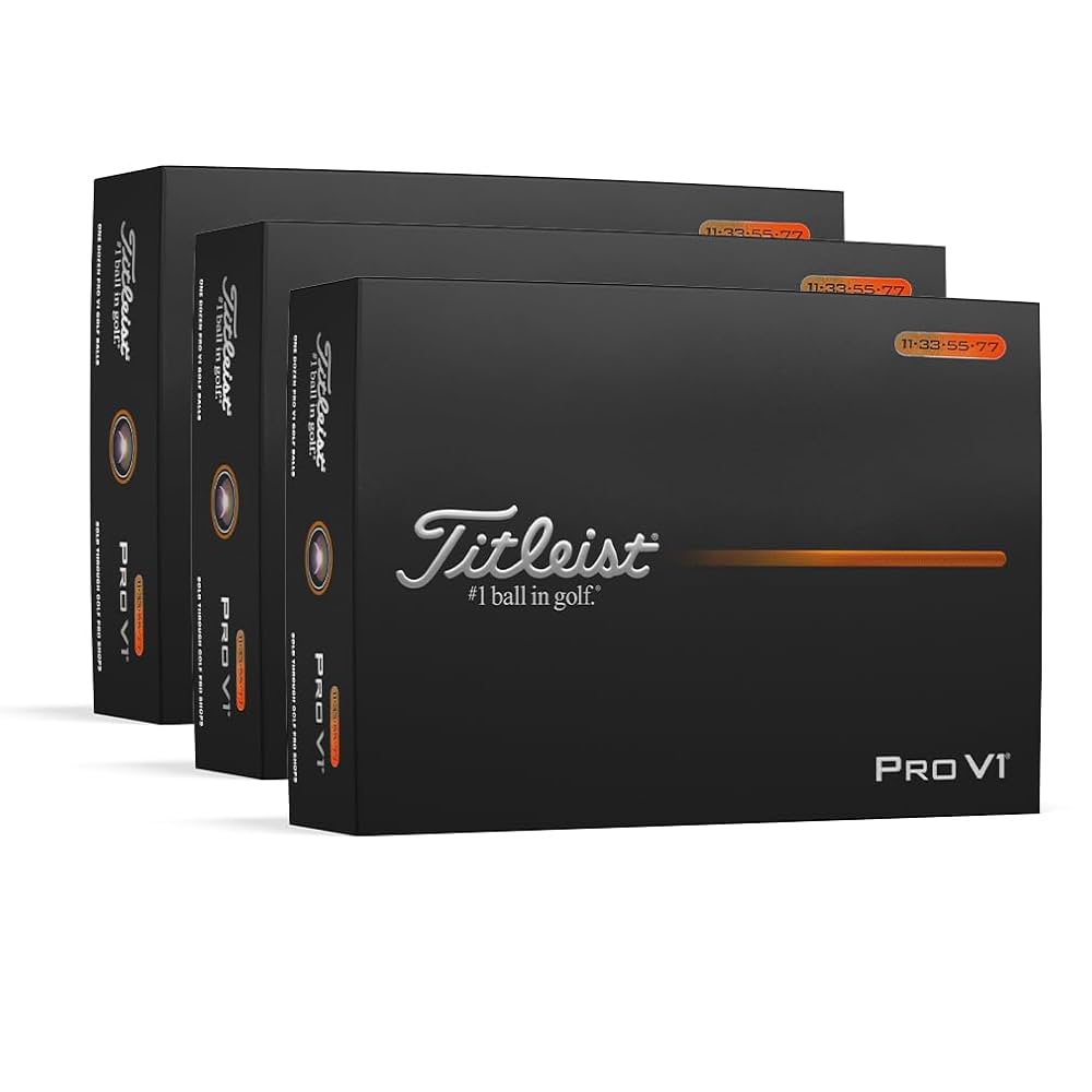 2025 TITLEISTタイトリストPROV1 プロV1 ダブルナンバー3箱 Amazon.co.jp: タイトリスト PRO V1 2025 ダブルナンバー