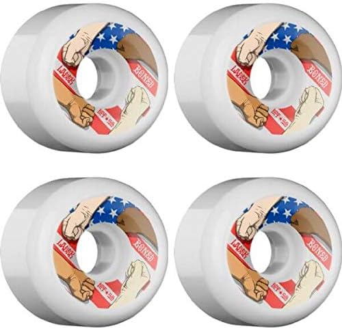 Bones Wheels Bucky Lasek SPF United White Skateboard Wheels - 58mm 83b (Set of 4)