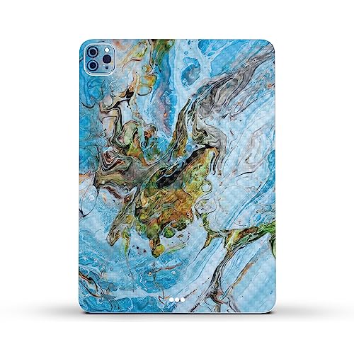Image of MightySkins Carbon Fiber Skin Compatible with Apple iPad Pro 11 inch M2 4th Gen (2022) Full Wrap Kit - Island Swirl | Protective, Durable Textured Carbon Fiber Finish | Easy to Apply | Made in The USA
