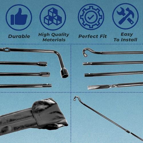 Image of Spare Tire Tool Kit for 2005-2022 Tacoma with Tire Jack Handle